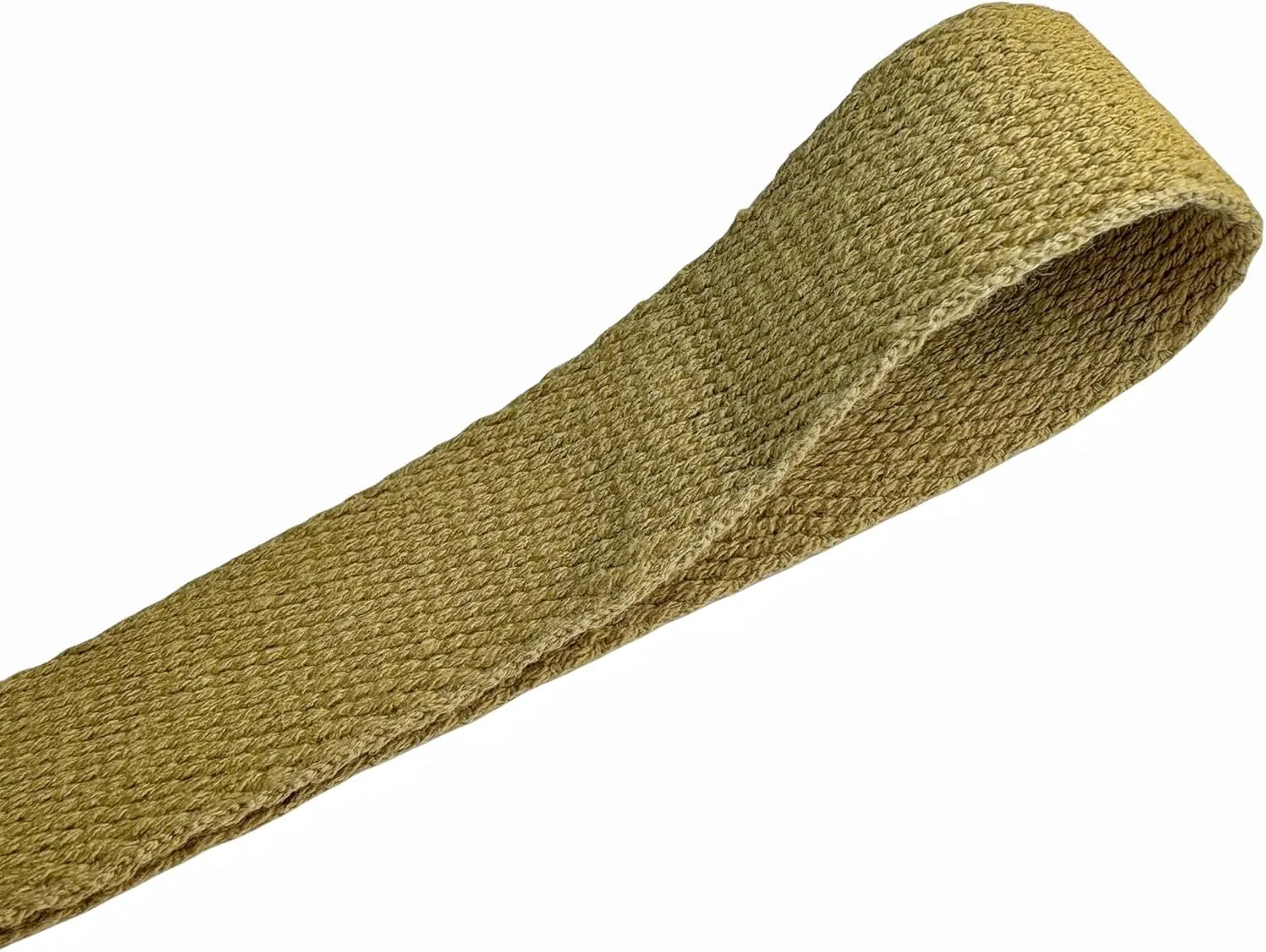1 Inch Yellow Heavy Cotton Webbing 25 Yards for Bags Backpack Straps Belts Tote Bag Handles Pet Collars Fabric Purse Making Crafts