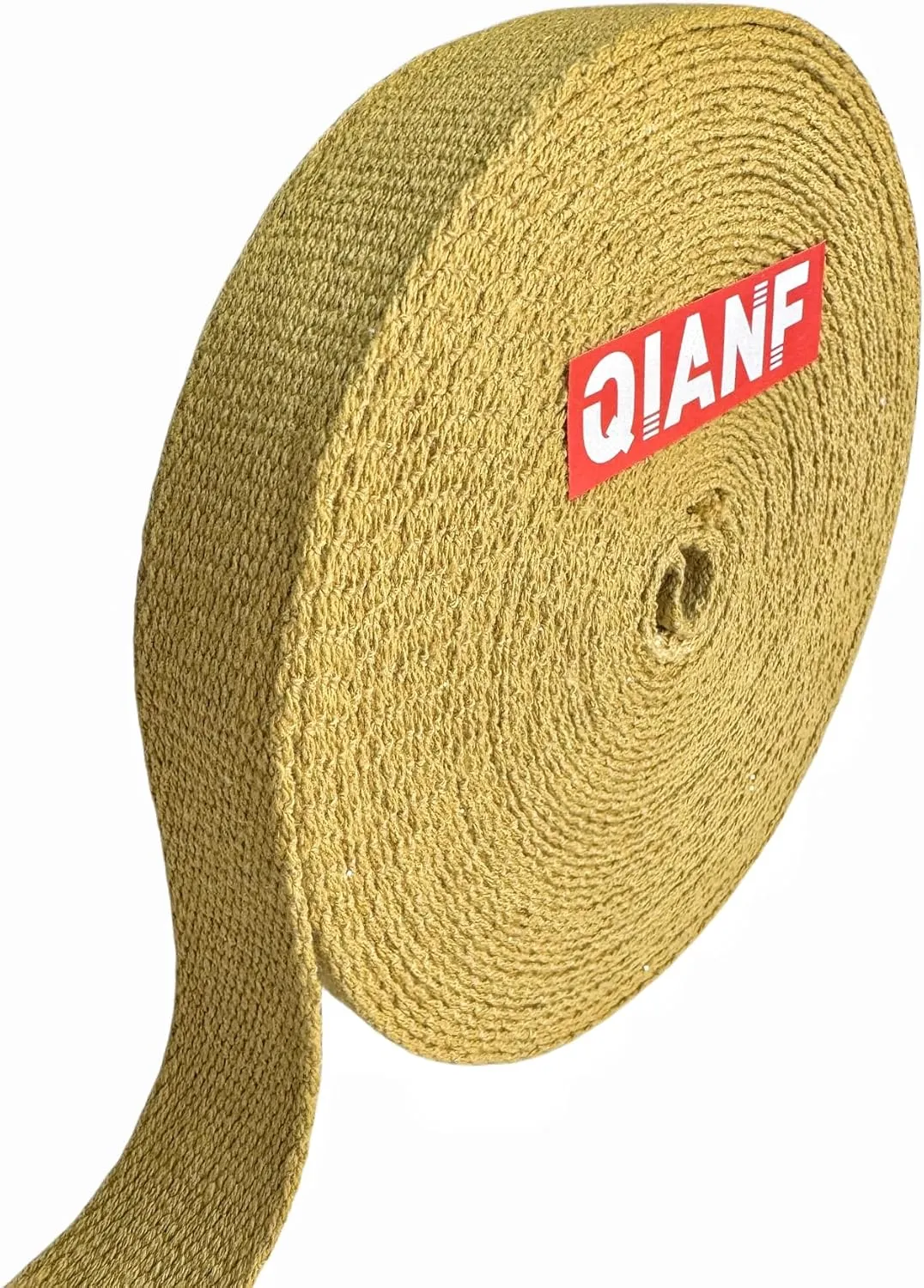 1 Inch Yellow Heavy Cotton Webbing 25 Yards for Bags Backpack Straps Belts Tote Bag Handles Pet Collars Fabric Purse Making Crafts