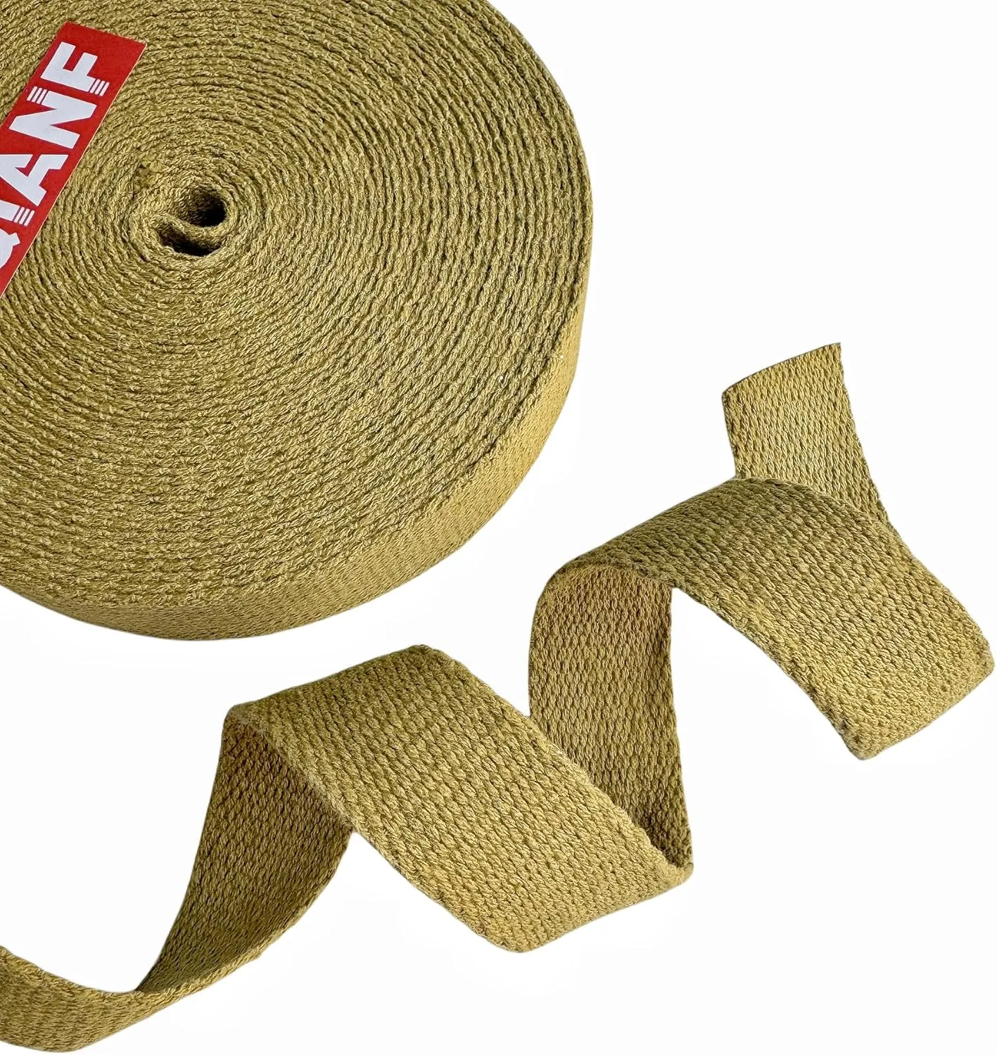 1 Inch Yellow Heavy Cotton Webbing 25 Yards for Bags Backpack Straps Belts Tote Bag Handles Pet Collars Fabric Purse Making Crafts