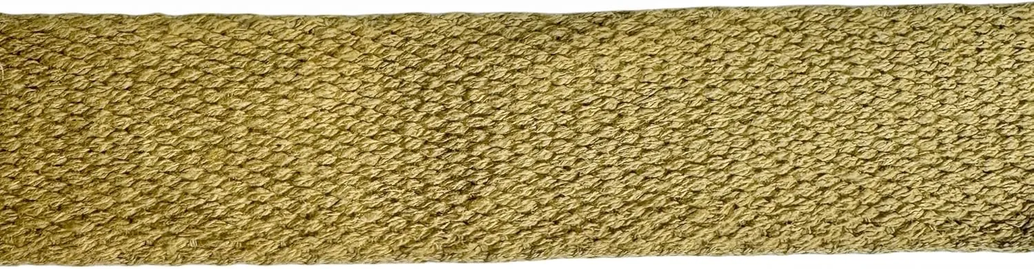 1 Inch Yellow Heavy Cotton Webbing 25 Yards for Bags Backpack Straps Belts Tote Bag Handles Pet Collars Fabric Purse Making Crafts