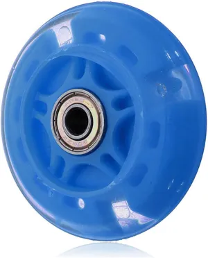 1 Pcs 80mm Kick Scooter Wheel Flash Light Up Wheel for Mini Micro Scooter Multi-Color Car Toys Gifts PU Scooter Replacement Wheels