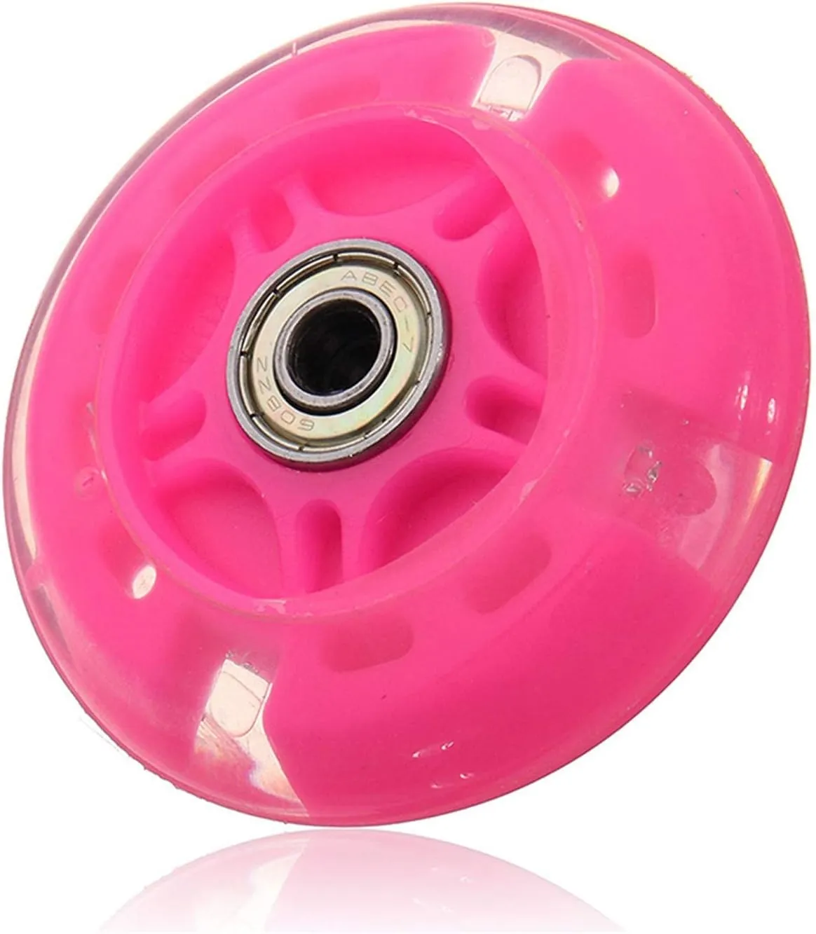 1 Pcs 80mm Kick Scooter Wheel Flash Light Up Wheel for Mini Micro Scooter Multi-Color Car Toys Gifts PU Scooter Replacement Wheels