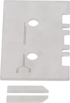 1 Set Head and Guide Gauge, Cassette Head and Guide Gauge Set for Student for ReVox for TEAC for BASF for Nagar Mechanical Alignment High Accuracy with Check