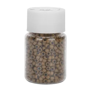 1000pcs Silicone Micro Links Rings | Small Comfortable Beads for Hair Extensions | Helps Reduce Hair Damage/Enhances Concealment | Pure Cotton & Silicone Material, 2 Colors