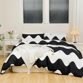 100% Cotton 3pcs Wildflower Duvet Cover Bedding Set 1 Duvet Cover 2 Pillowcases with Zipper Closure Ultra Soft 3pc Down Comforter Quilt Cover (Color : A, Size : Full 200X230cm(79X90inch)) (B Twin 168