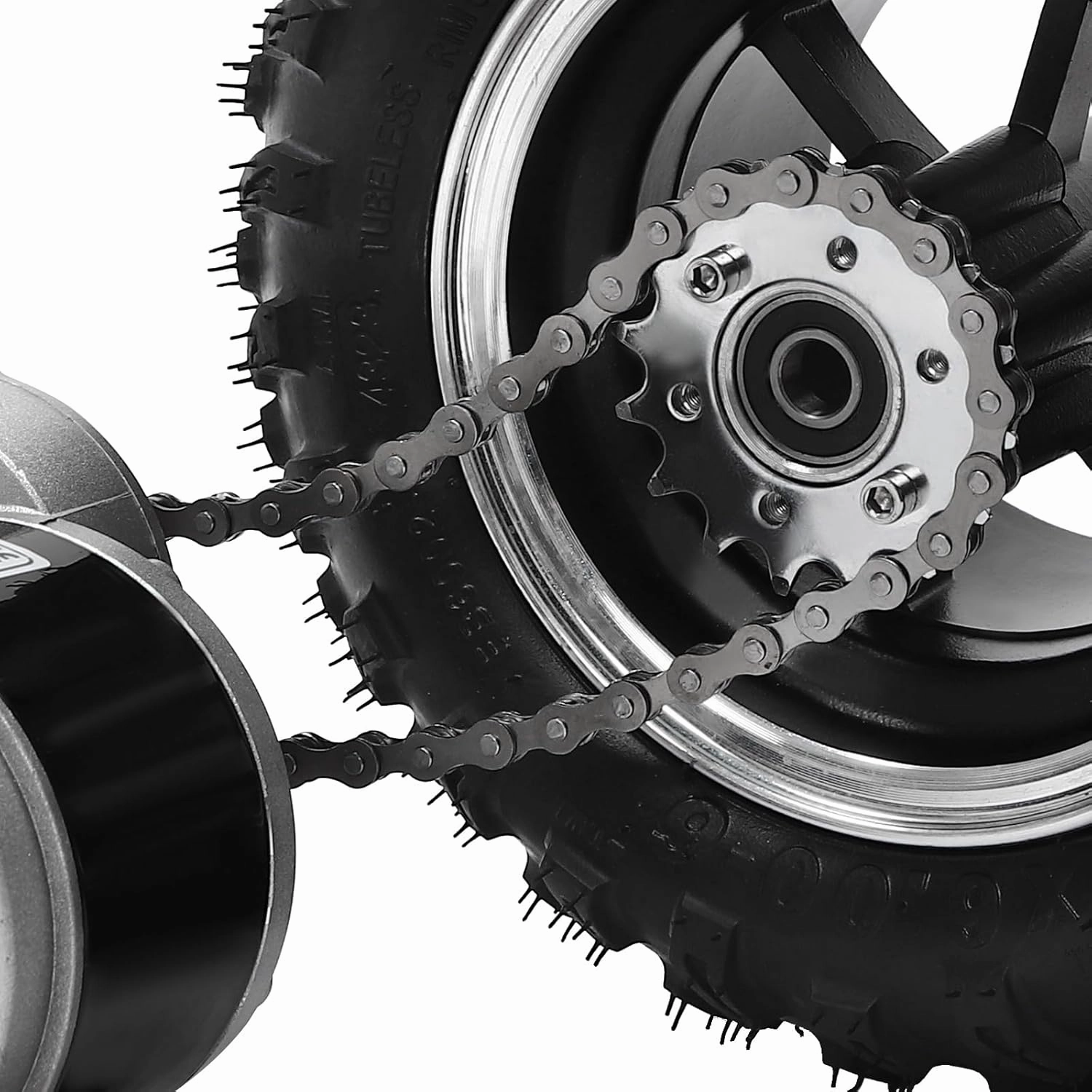 10" Motor Conversion Kit,36V 350W Double Wheel for Electric Cart Scooter with Thumb Throttle,Electric Beach Scooter Kit for Small Go-Karts, Electric Wheelchairs,Senior Mobility Scooters