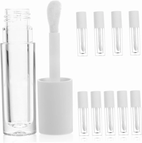 10pcs Clear Lip Gloss Tubes Mini Empty Containers for Makeup Supply for Lip Oil Liquid Blush Travel-friendly Design for Friends