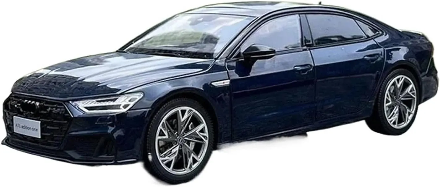 1:18 for Audi A7L Sedan Alloy Car Model Simulation Collection Ornament Mini Simulation Toys(Green)