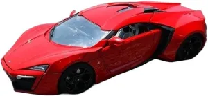 1：18 for Lykan Hyper Sports Car Simulation Alloy Car Model Hobby Collection Souvenirs Mini Simulation Toys