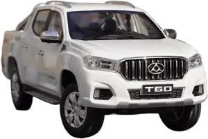1:18 for MAXUS T60 Pickup Alloy Car Model Simulation Collection Ornament Mini Simulation Toys(White)