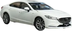 1：18 for Mazda 6 Atenza White Simulation Alloy Car Model Hobby Collection Souvenirs Mini Simulation Toys
