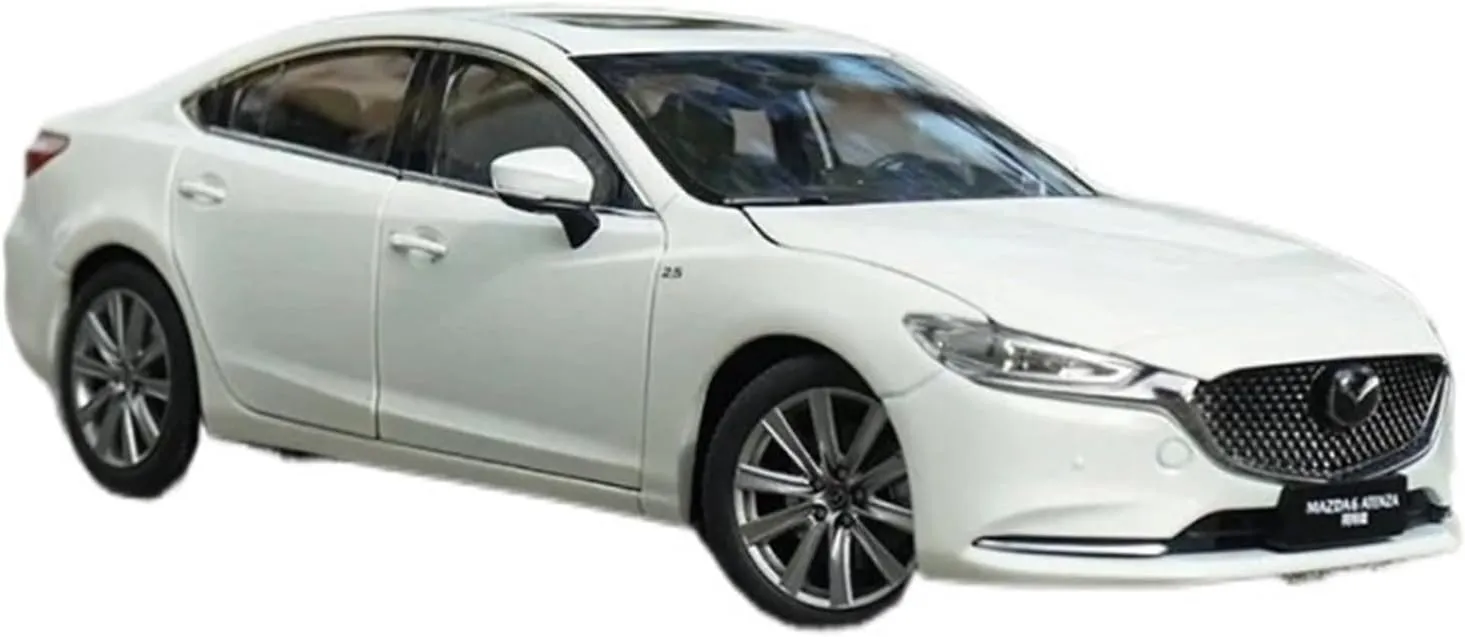 1：18 for Mazda 6 Atenza White Simulation Alloy Car Model Hobby Collection Souvenirs Mini Simulation Toys