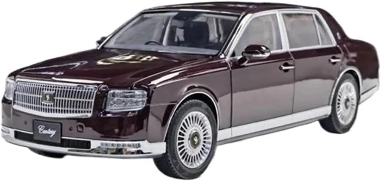 1：18 for Toyota Century Alloy Car Model Simulation Collection Ornament Mini Simulation Toys(Champagne Silver)