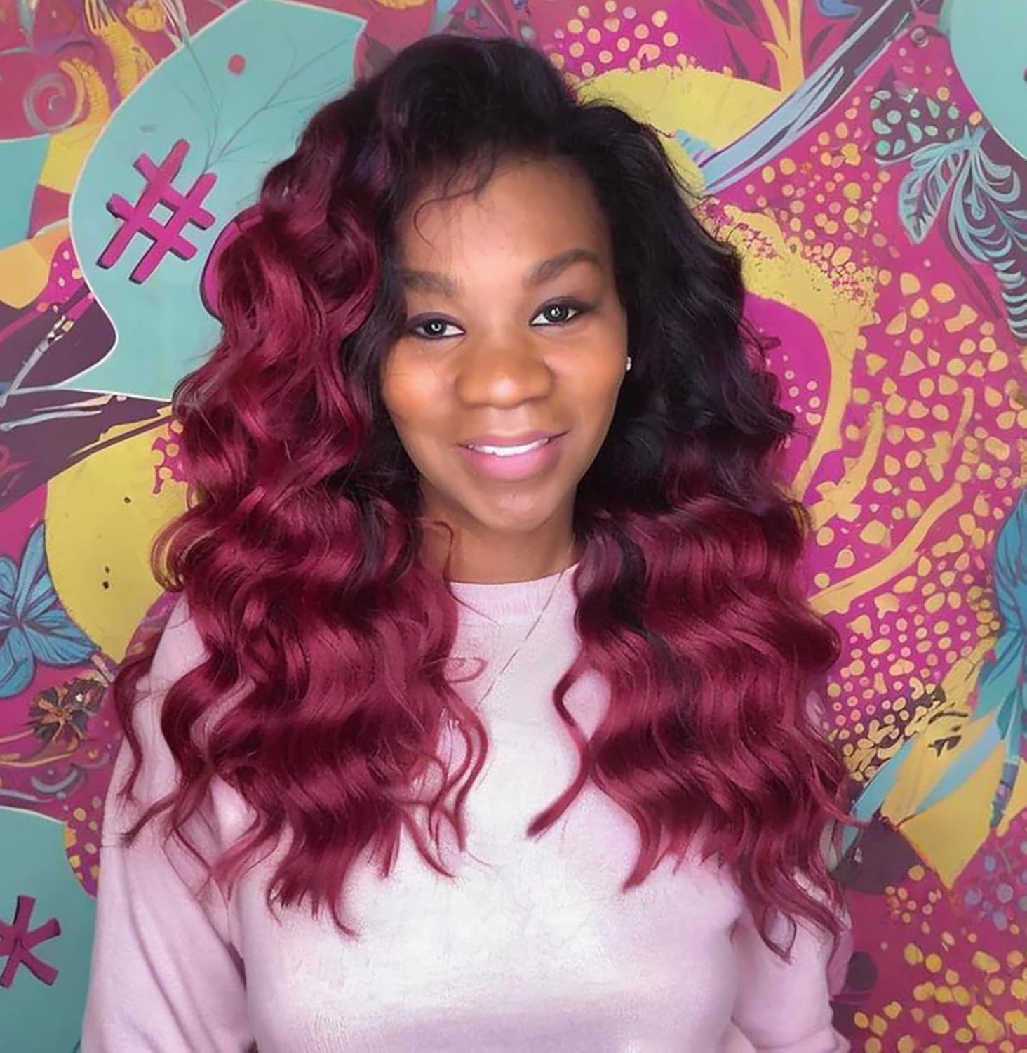 12 Inch Ocean Wave Crochet Hair 8 Packs - Synthetic Pre-Looped Deep Wavy Curly Braiding Hair for Black Women, Boho Style Hair Extensions (12inch,1B/BUG - 8 Packs)