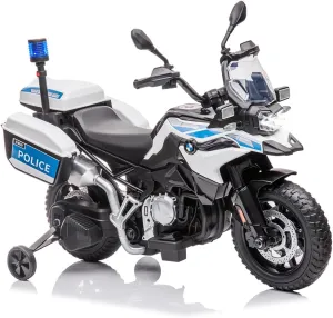 12V Ride On Car, Licensed BMW Kids Motorcycle, Electric Car for Kids with 7AH Battery, High/Low Speed, LED Headlights & Warning Lights, Spring Suspension, 2 Storage Boxes, for Boys & Girls
