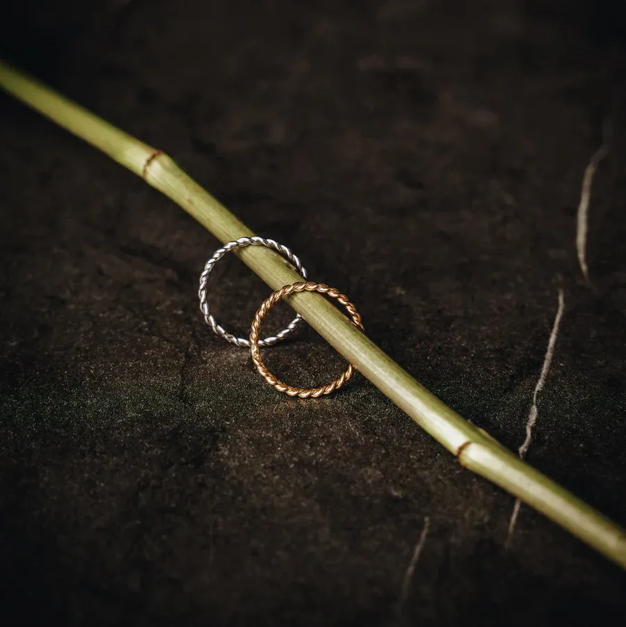 15MM Valerie Twist Stacking Ring