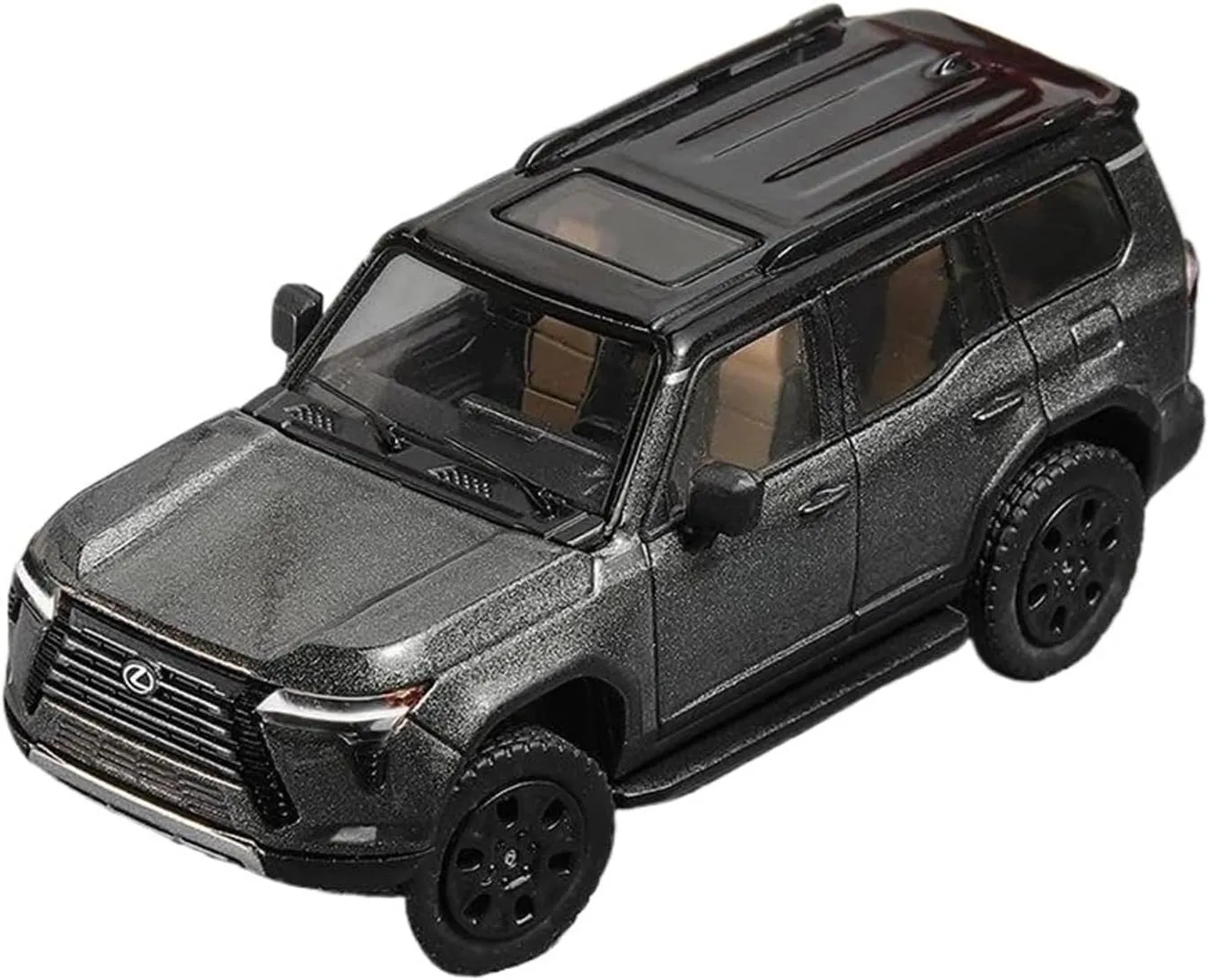 1:64 for Lexus GX550 Off-Road Diecast Alloy Car Model Simulation Collection Artwork Mini Simulation Toys(White)