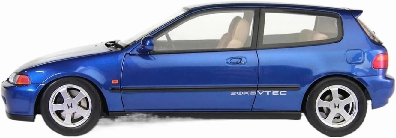 1：18 for Honda Civic Mk5 EG6 Alloy Car Model Simulation Collection Ornament Mini Simulation Toys(Blue)