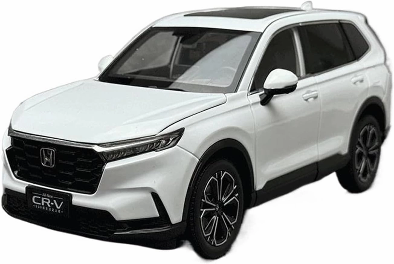 1:18 for Honda CR-V CRV SUV Alloy Car Model Diecasts Metal Vehicles Collection Souvenir Mini Simulation Toys(White)