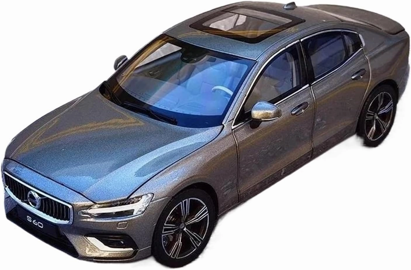 1:18 for Volvo S60 2020 Simulation Alloy Car Model Collection Decoration Mini Simulation Toys(Red)
