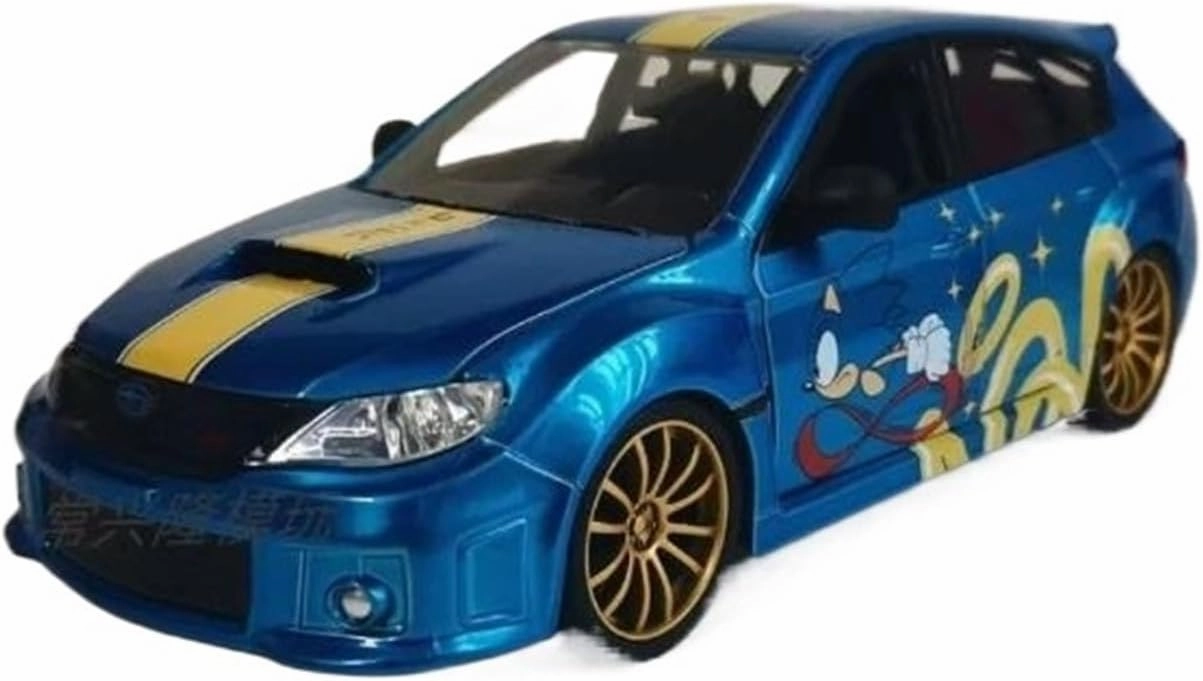 1:24 for Subaru 2012 WRX Sti Paul Alloy Car Model Static Display Collectible Souvenir Decration Mini Simulation Toys