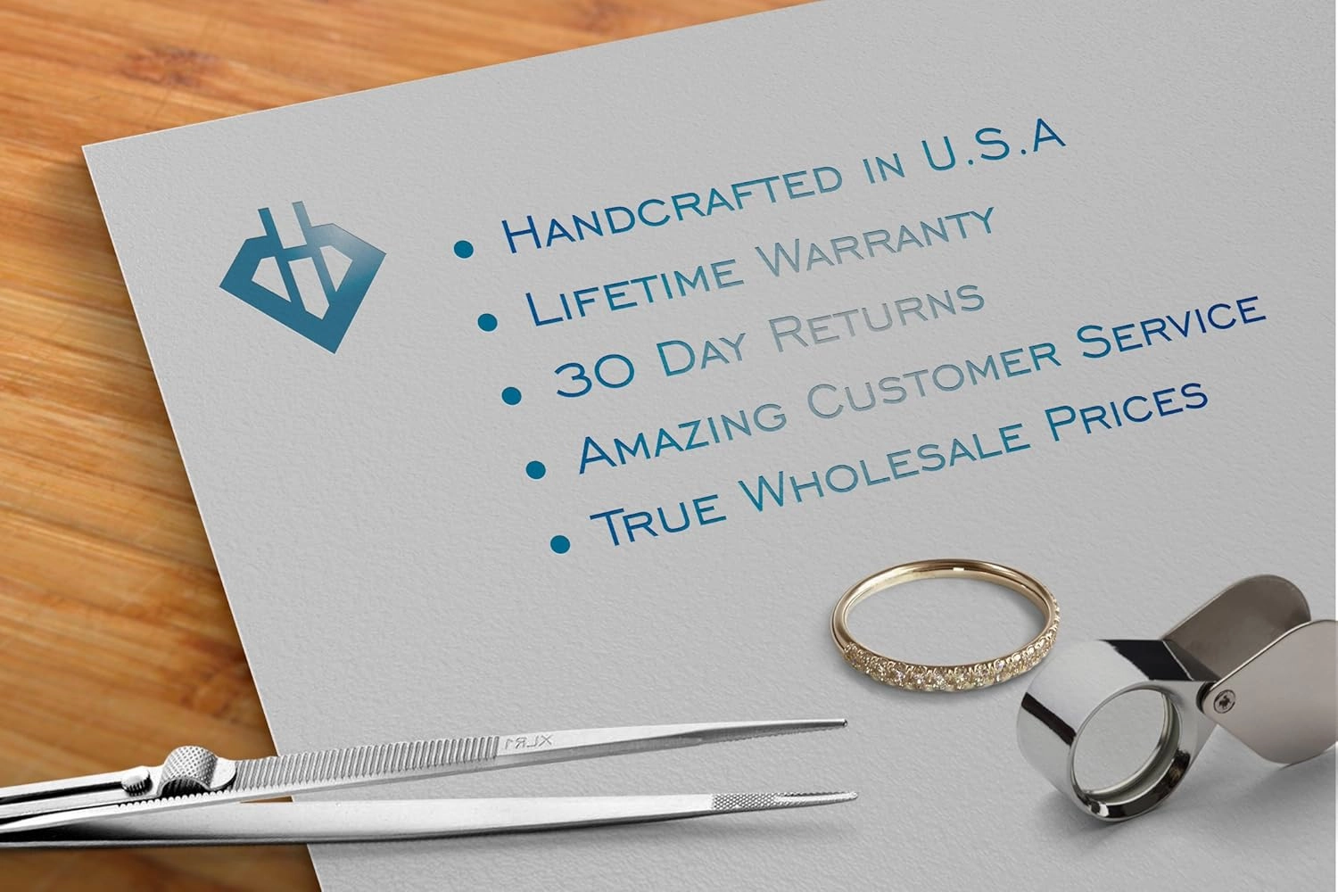 1.25 Carat t.w 14K White Gold Bostonian Three 3 Stone Split Shank Diamond Engagement Ring w/a 0.75 Carat Round Cut Blue Diamond Heirloom Quality
