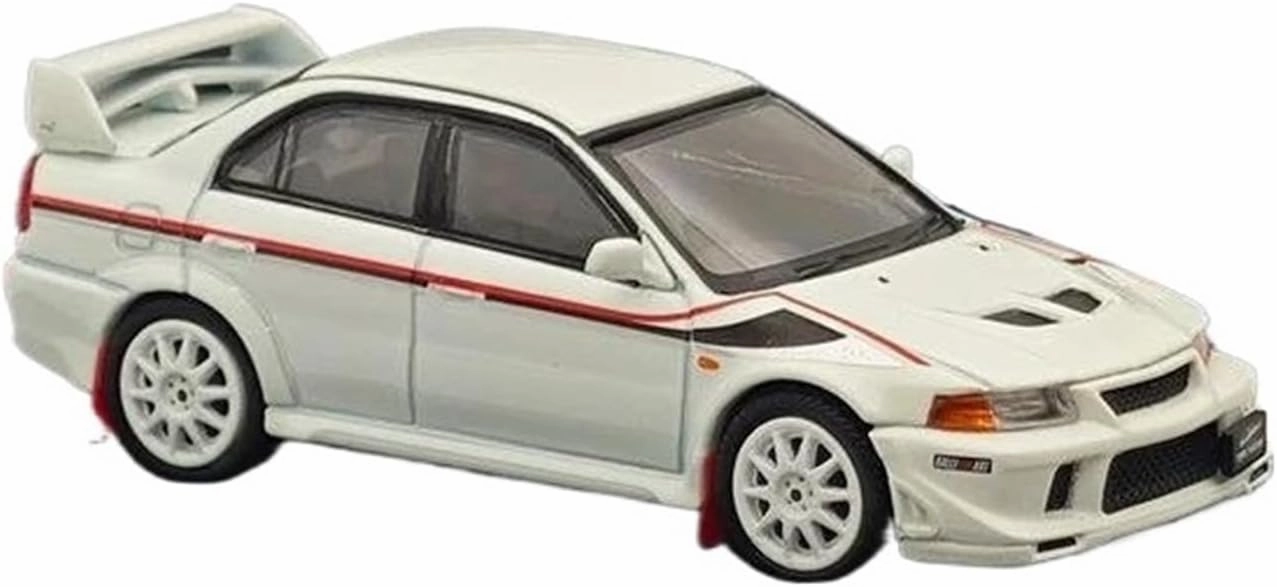 1:64 for Mitsubishi Lancer GSR Evolution VI T.M.E Alloy Models Car Collection Souvenir Decoration Mini Simulation Toys