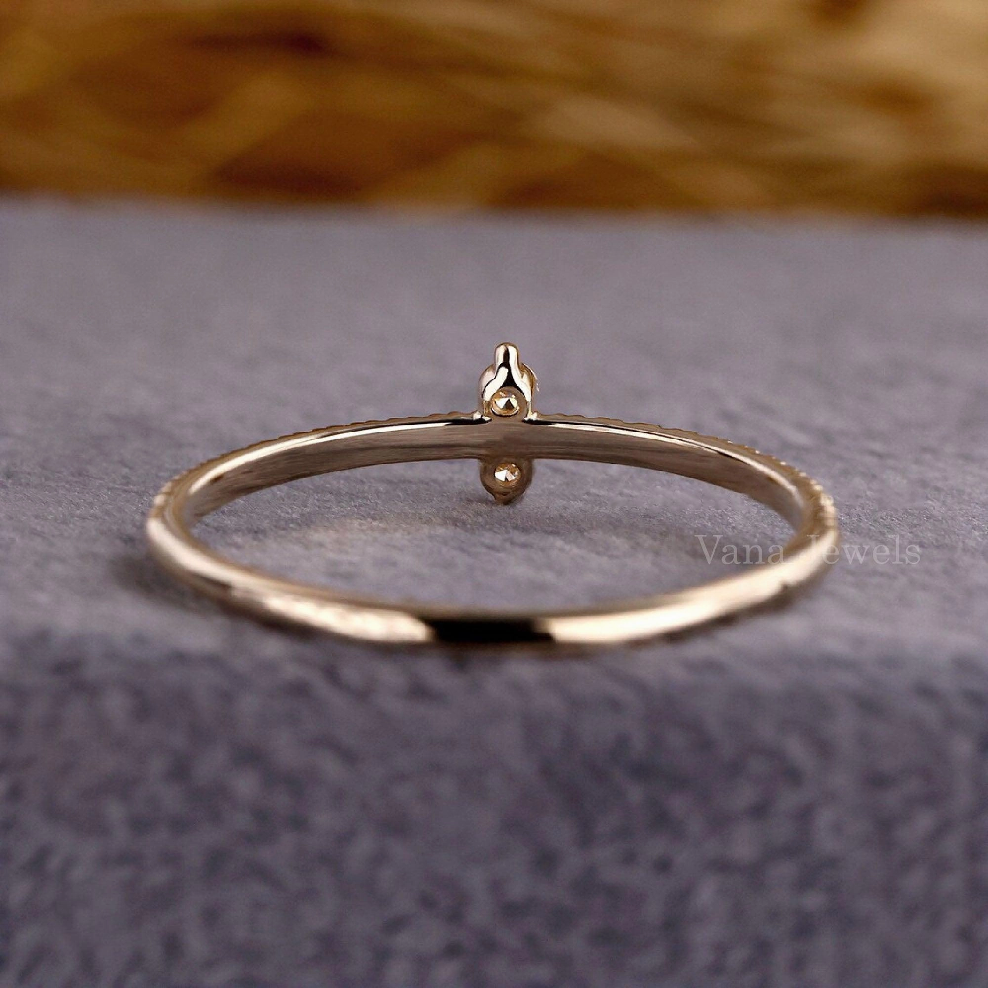 1.70 mm Round Cut Half Eternity Lab Grown Wedding Band