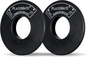 2-Pcs Magnetic Donut 1.25-Lb Workout Microload Weight Plate Add-Ons (2.5 lb. Set)