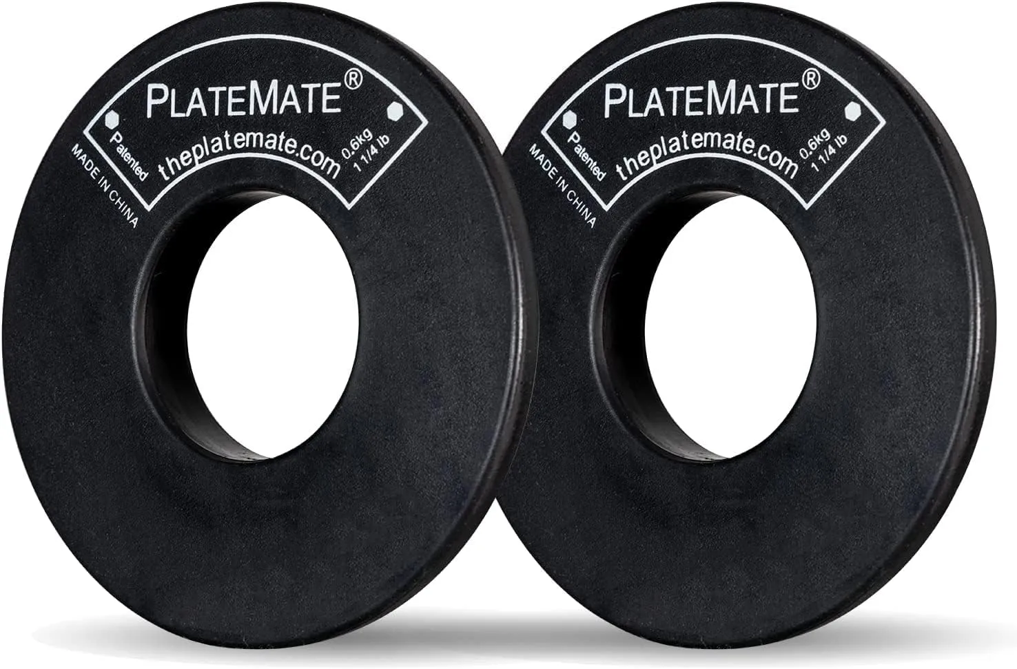 2-Pcs Magnetic Donut 1.25-Lb Workout Microload Weight Plate Add-Ons (2.5 lb. Set)