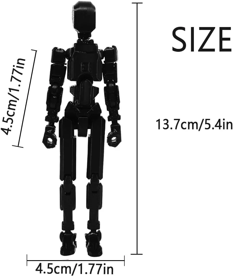 2025 New Titan 13 Action Figure,Nova 13 Action Figure 3D Multi Jointed Action Figures,Dummy Robot 13 Action Figures for Collectors Desktop Decorations (5PCS)