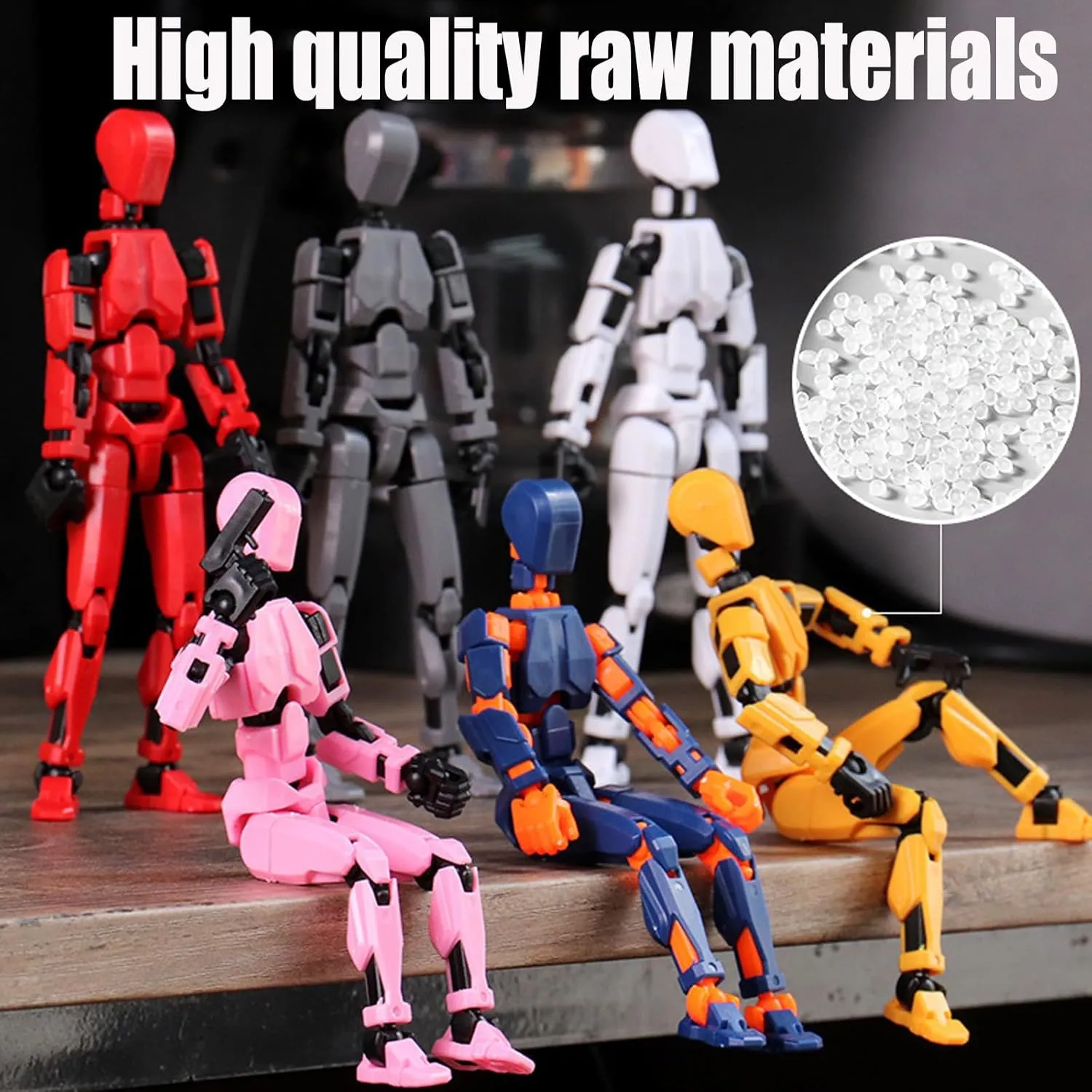 2025 New Titan 13 Action Figure,Nova 13 Action Figure 3D Multi Jointed Action Figures,Dummy Robot 13 Action Figures for Collectors Desktop Decorations (5PCS)