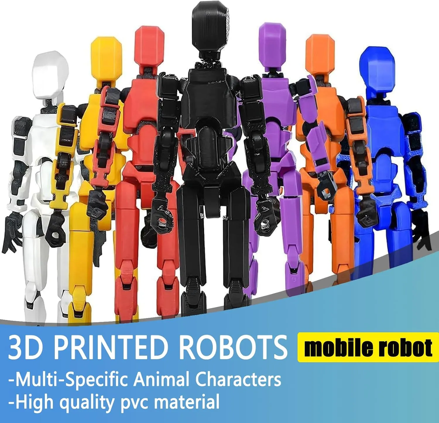2025 New Titan 13 Action Figure,Nova 13 Action Figure 3D Multi Jointed Action Figures,Dummy Robot 13 Action Figures for Collectors Desktop Decorations (5PCS)