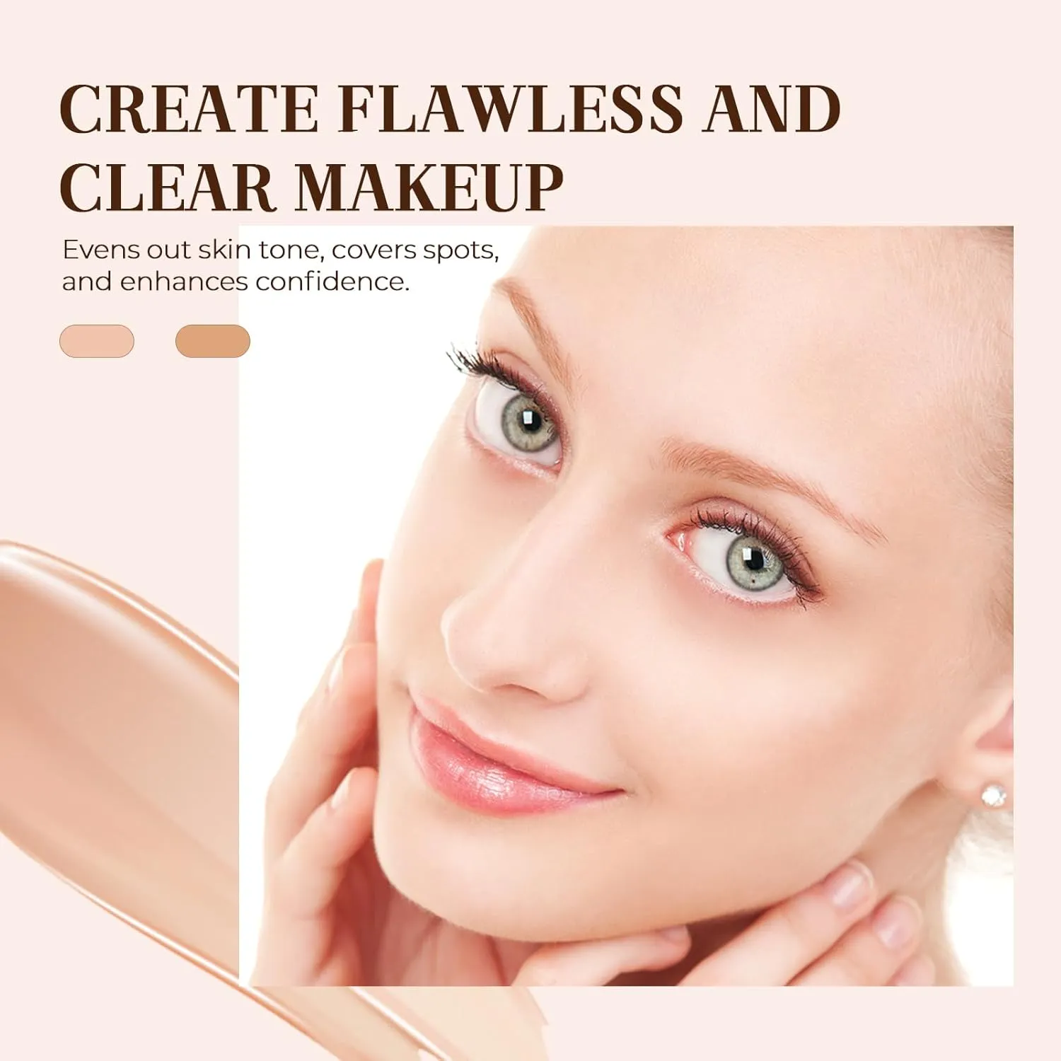 2025 New Under Eye Brightener, Eye Brightener Conceal & Brighten Dark Circles Moisturizing and Waterproof (Lvory, M)
