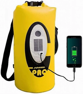 20 L Solar Dry Bag Backpack with Bluetooth Speaker