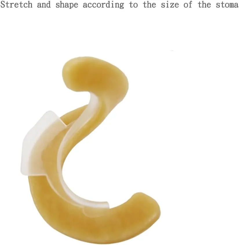 20PCS Upgraded Skin Barrier Ring with Directional Flow Ostomy Supplies Customizable Skin Barrer Ring 2mm