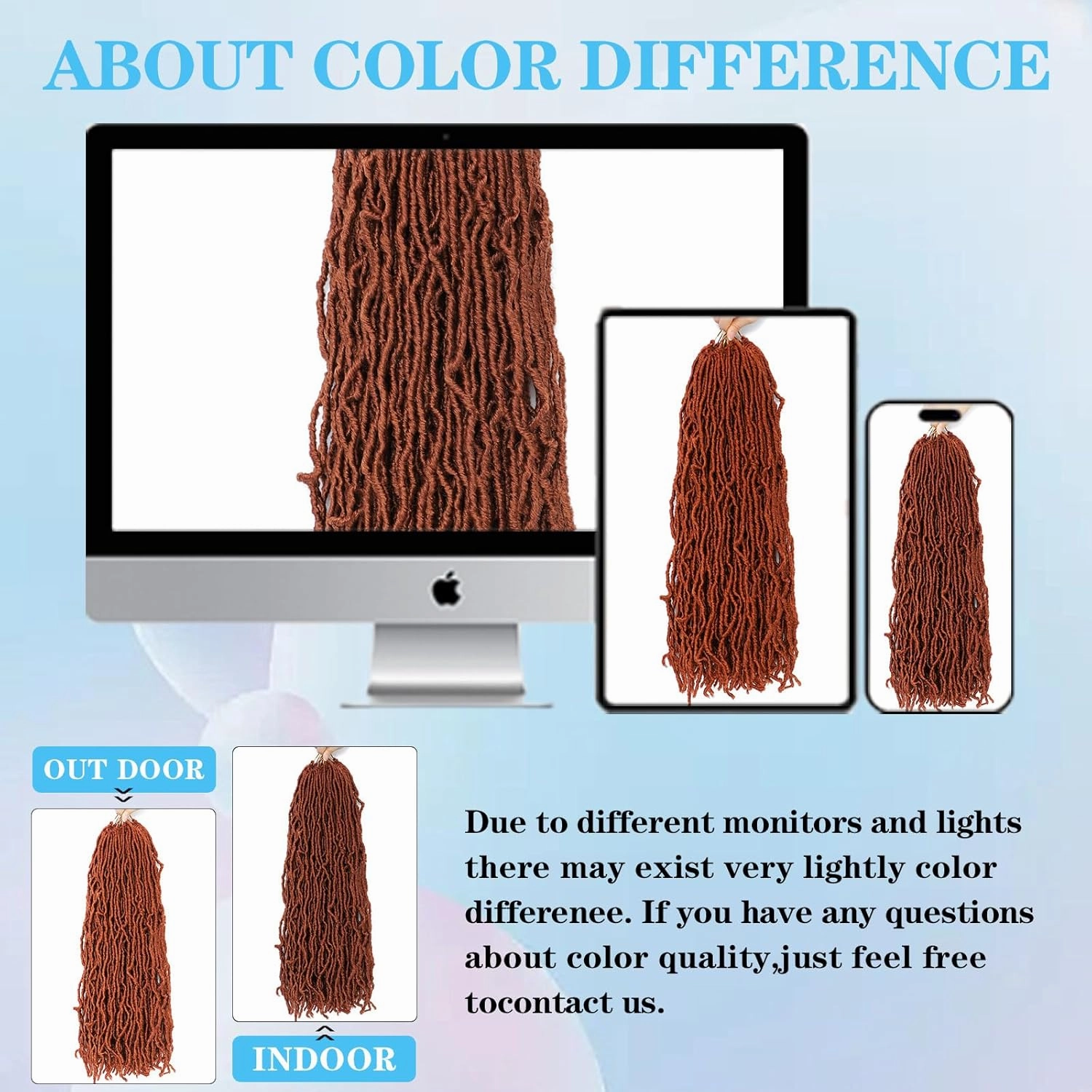 24 Inch Soft Locs Crochet Hair 8 Packs Pre Looped Faux Locs Crochet Braids Goddess Locs Hair For Black Women（24Inch 8pcs,350#）