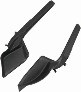 2Pcs Front Windshield Wiper Side Cowl Extension Cover Trim For 2020 2021 2022 Toyota RAV4