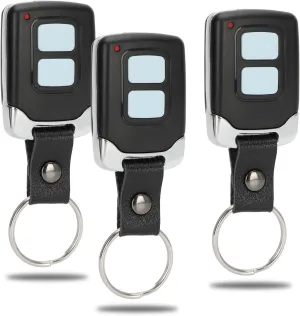 3 for Liftmaster Chamberlain Craftsman Garage Door Remote Universal, 890MAX 893MAX 371LM 373LM 891lm 893lm 973LM,Keychain Garage Door Opener Remote for Purple Yellow Orange/Red Green Learn Buttons