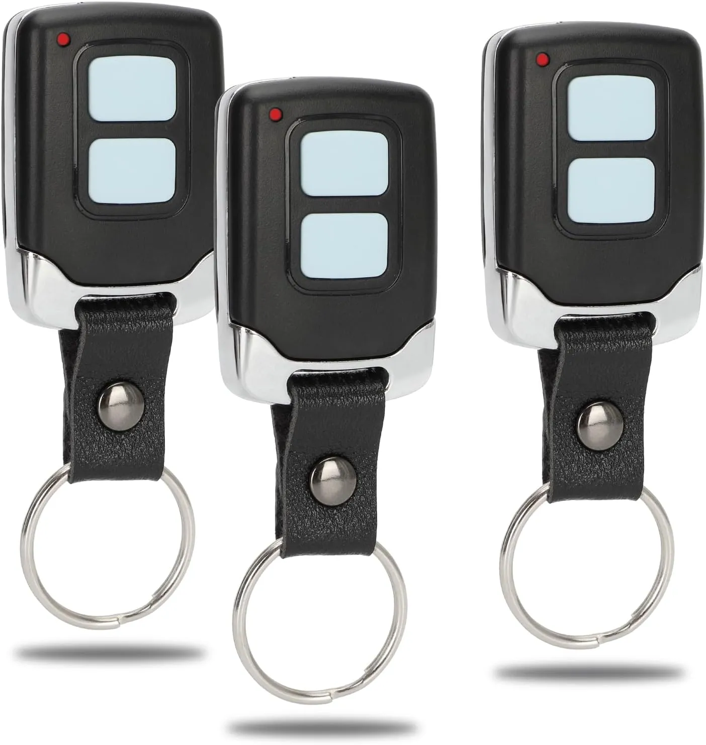 3 for Liftmaster Chamberlain Craftsman Garage Door Remote Universal, 890MAX 893MAX 371LM 373LM 891lm 893lm 973LM,Keychain Garage Door Opener Remote for Purple Yellow Orange/Red Green Learn Buttons