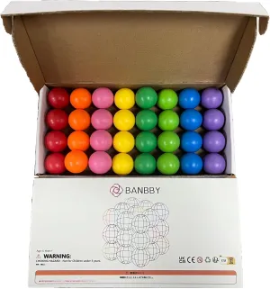 32pcs Magnetic Toys, 1.3" Building Balls Set for Kids, Magnet Game, 8 Colors