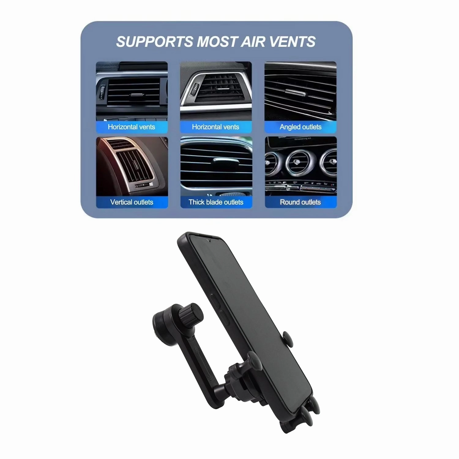 360 Degree Car Mobile Phones In Car Holder (1 Pc)