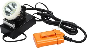 3.6V High-Power LED Mining Lamp, Anti-Vibration 1W Rechargeable Waterproof Miner Safety Cap Light 3500mAh Head Mounted Mining Lamp Suitable for Hunting and Fishing