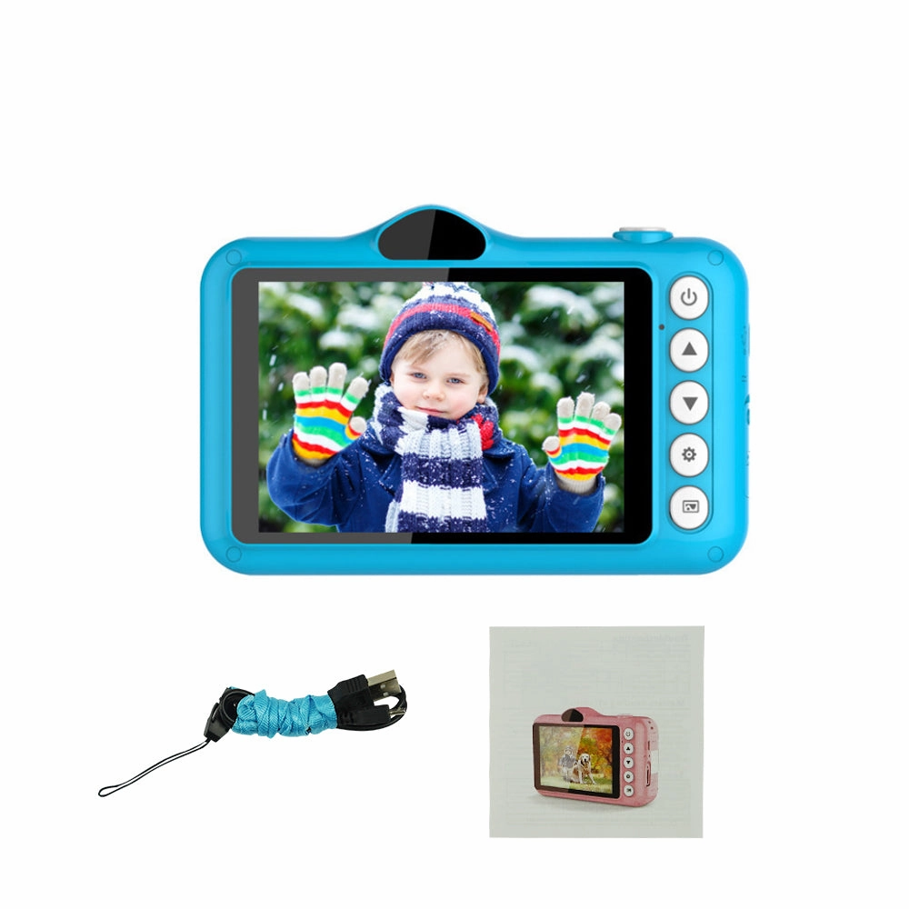 3.5 Inch Mini Cute Digital Camera for Kids 12MP Photo Video Camera- USB Charging