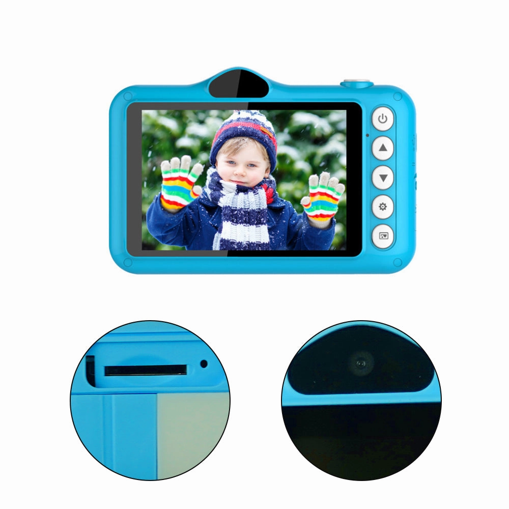 3.5 Inch Mini Cute Digital Camera for Kids 12MP Photo Video Camera- USB Charging