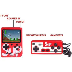 400 in 1 Retro Console Video Game with 1 Remote | 2 Players (7-12 Years)