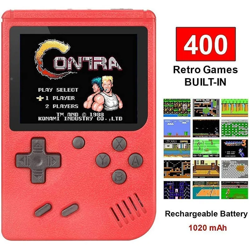 400 in 1 Retro Console Video Game with 1 Remote | 2 Players (7-12 Years)