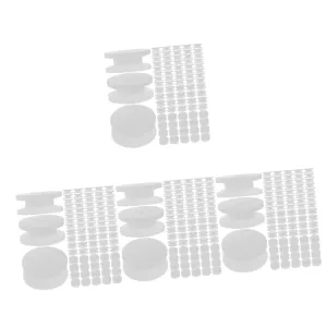400pcs Mini Plastic Pulley Wheels Hole for DIY Models Cars and Labs Practical Replacement Gears for for Science Education and Experiments