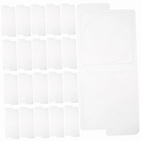 40pcs Refillable Makeup Palette Box Transparent Blisters Container for DIY Blush Highlighter and Lipstick Durable Easy to Clean for Crafting and Cosmetic Organization