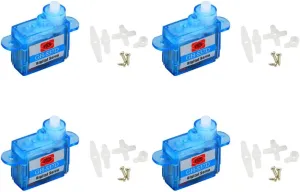 4Pcs Mini Super Light 3.7g GH-S37D Digital Servo 3.6V-4.8V for Control Aircraft Flight Direction RC Airplane Car Boat